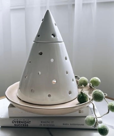 Christmas Tree Wax Burner With Christmas Sample Melts
